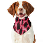 Hot Pink And Black Cheetah Print Dog Bandana