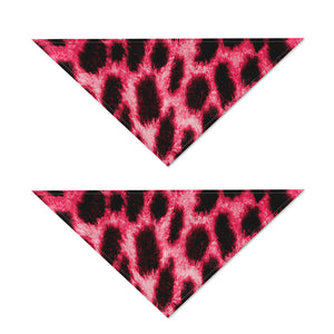 Hot Pink And Black Cheetah Print Dog Bandana