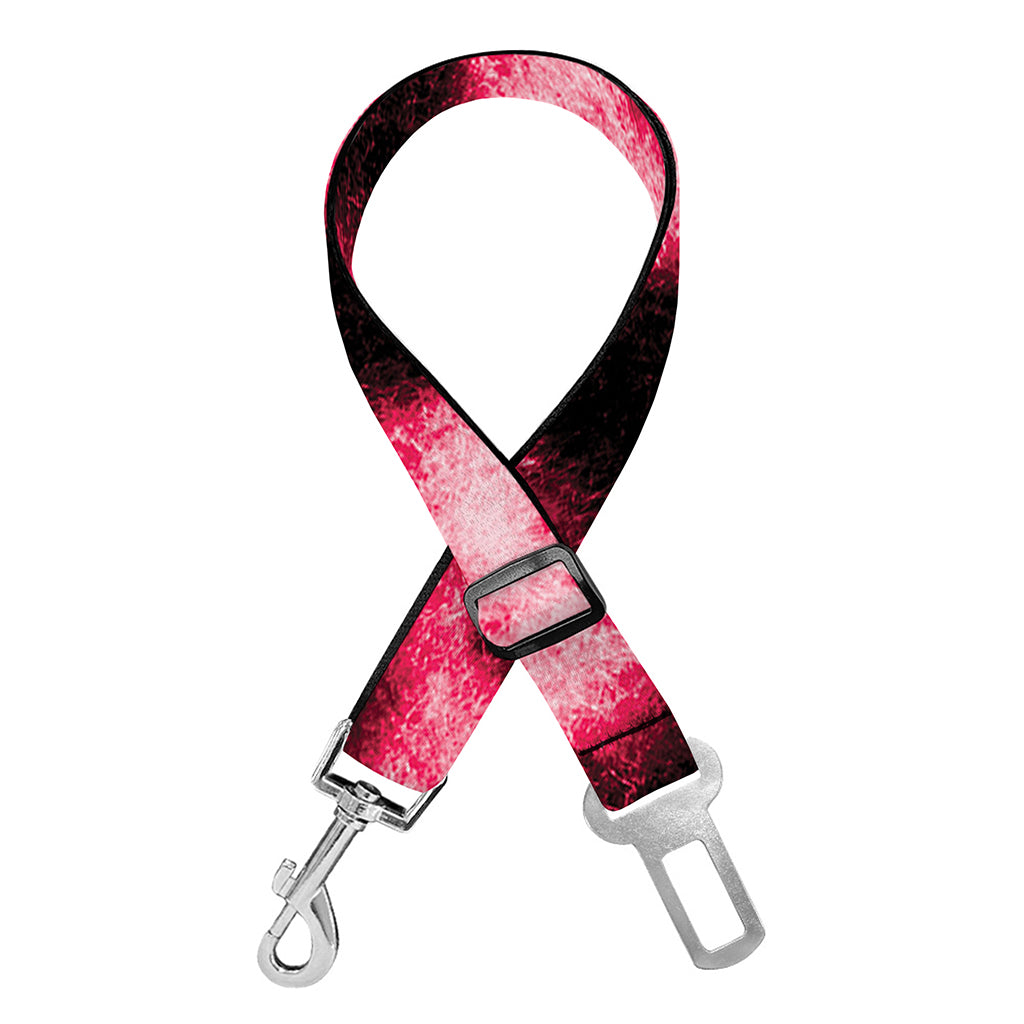 Hot Pink And Black Cheetah Print Dog Seat Belt
