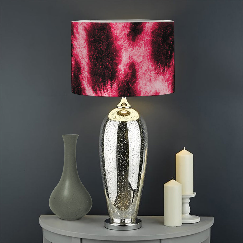 Hot Pink And Black Cheetah Print Drum Lamp Shade