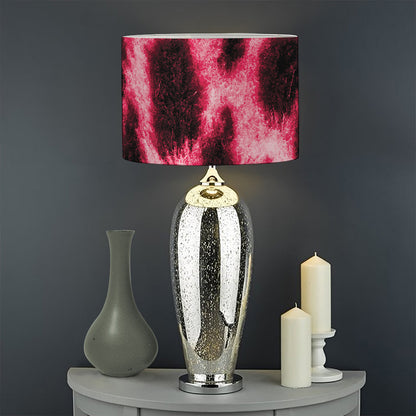 Hot Pink And Black Cheetah Print Drum Lamp Shade