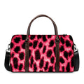 Hot Pink And Black Cheetah Print Duffel Bag