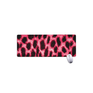 Hot Pink And Black Cheetah Print Extended Mouse Pad