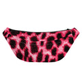 Hot Pink And Black Cheetah Print Fanny Pack