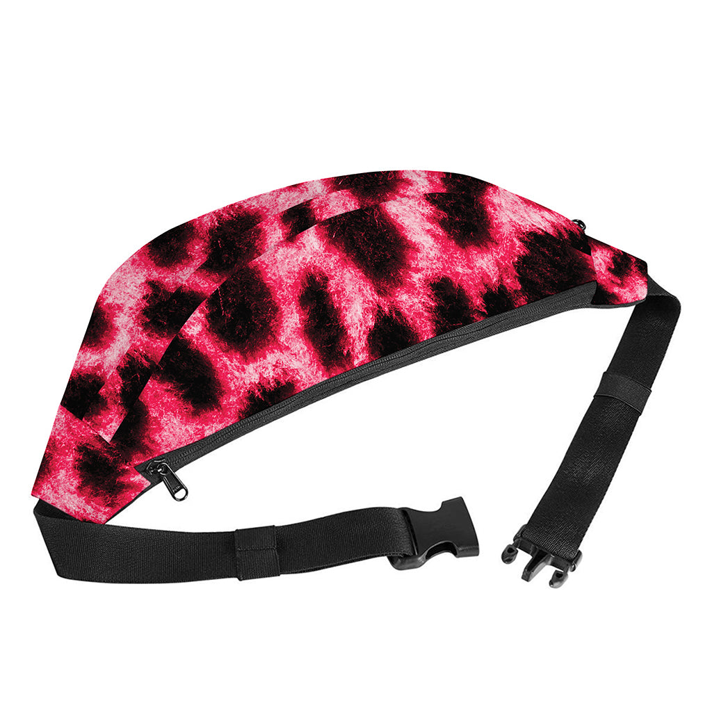 Hot Pink And Black Cheetah Print Fanny Pack