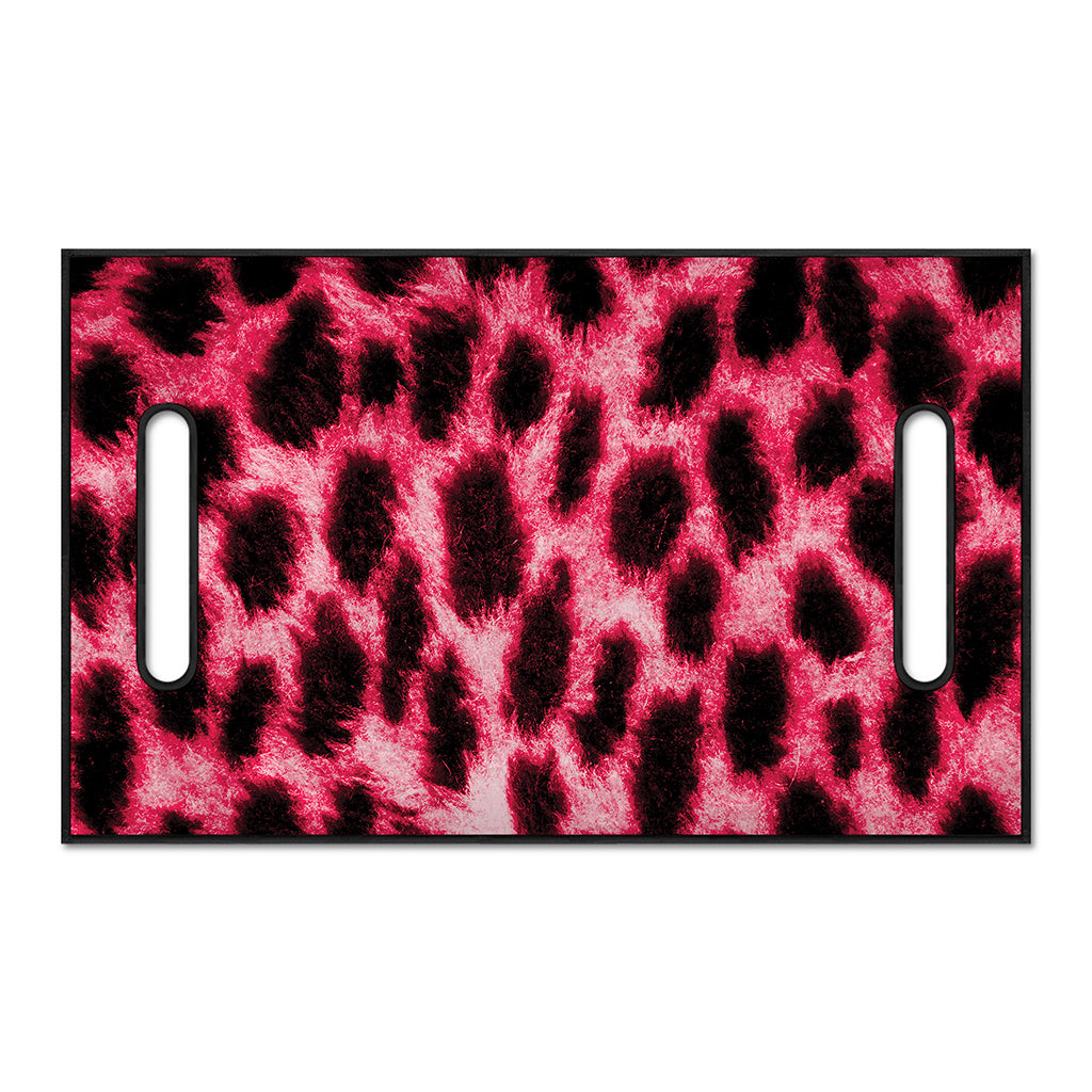 Hot Pink And Black Cheetah Print Golf Cart Seat Cover
