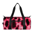 Hot Pink And Black Cheetah Print Gym Bag