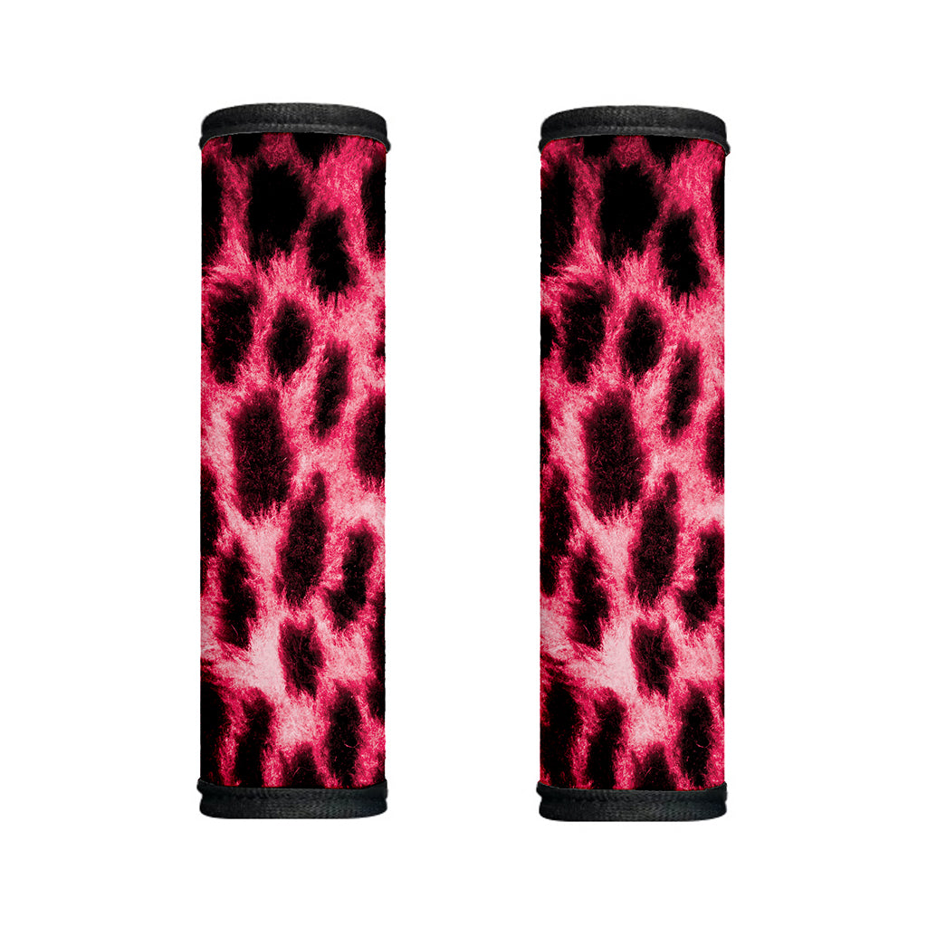 Hot Pink And Black Cheetah Print Handle Covers
