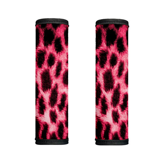 Hot Pink And Black Cheetah Print Handle Covers