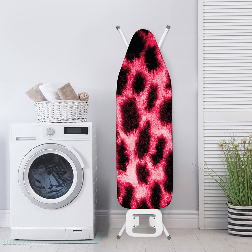 Hot Pink And Black Cheetah Print Ironing Board Cover