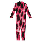 Hot Pink And Black Cheetah Print Jumpsuit