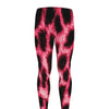 Hot Pink And Black Cheetah Print Men's leggings