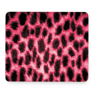 Hot Pink And Black Cheetah Print Mouse Pad