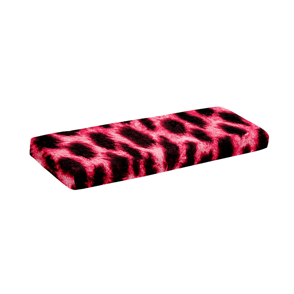 Hot Pink And Black Cheetah Print Piano Keyboard Cover