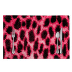 Hot Pink And Black Cheetah Print Placemat