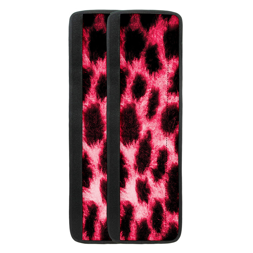 Hot Pink And Black Cheetah Print Refrigerator Handle Covers