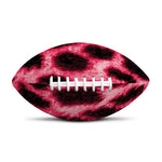 Hot Pink And Black Cheetah Print Rugby Ball