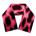 Hot Pink And Black Cheetah Print Scarf