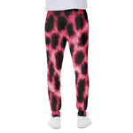 Hot Pink And Black Cheetah Print Scuba Joggers