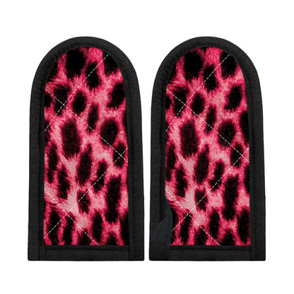 Hot Pink And Black Cheetah Print Skillet Handle Cover