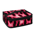 Hot Pink And Black Cheetah Print Small Lunch Bag