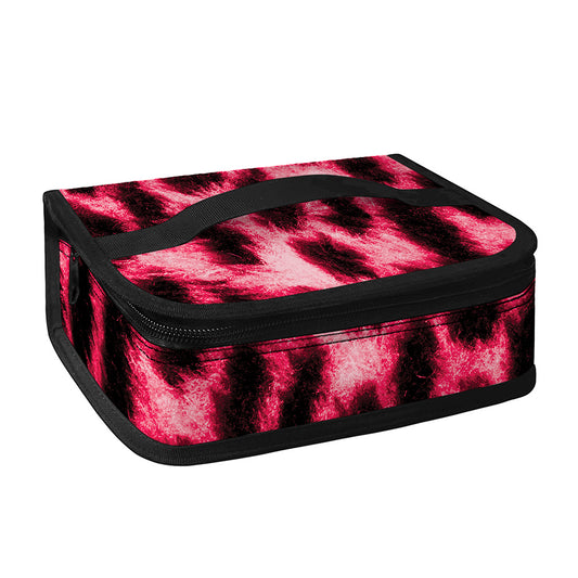 Hot Pink And Black Cheetah Print Small Lunch Bag