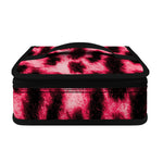 Hot Pink And Black Cheetah Print Small Lunch Bag