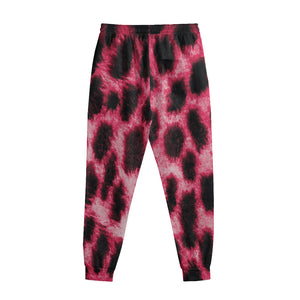 Hot Pink And Black Cheetah Print Sweatpants