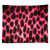 Hot Pink And Black Cheetah Print Tapestry