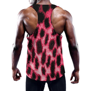 Hot Pink And Black Cheetah Print Training Tank Top