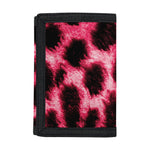 Hot Pink And Black Cheetah Print Trifold Wallet