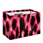 Hot Pink And Black Cheetah Print Utility Tote Bag