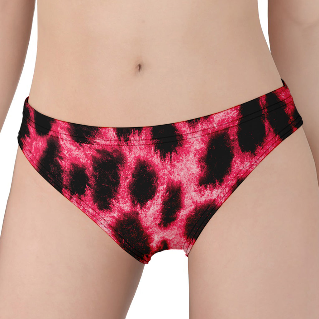 Hot Pink And Black Cheetah Print Women's Panties