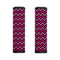 Hot Pink And Black Chevron Pattern Print Handle Covers