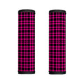 Hot Pink And Black Houndstooth Print Handle Covers