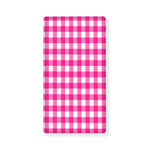 Hot Pink And White Buffalo Check Print Baby Crib Sheet