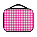 Hot Pink And White Buffalo Check Print Classic Bible Case