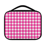 Hot Pink And White Buffalo Check Print Classic Bible Case