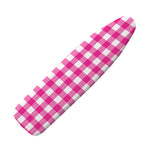 Hot Pink And White Buffalo Check Print Ironing Board Cover