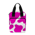 Hot Pink And White Cow Print Bible Tote Bag