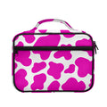Hot Pink And White Cow Print Briefcase Bible Bag