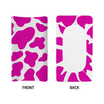 Hot Pink And White Cow Print Changing Pad Cover