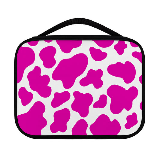 Hot Pink And White Cow Print Classic Bible Case