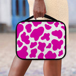 Hot Pink And White Cow Print Classic Bible Case