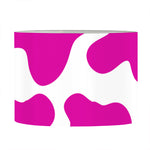 Hot Pink And White Cow Print Drum Lamp Shade