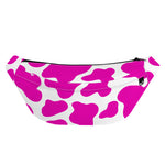 Hot Pink And White Cow Print Fanny Pack