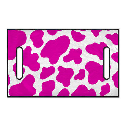 Hot Pink And White Cow Print Golf Cart Seat Cover