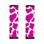 Hot Pink And White Cow Print Handle Covers