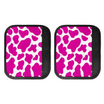 Hot Pink And White Cow Print Handle Covers