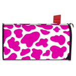 Hot Pink And White Cow Print Mailbox Cover